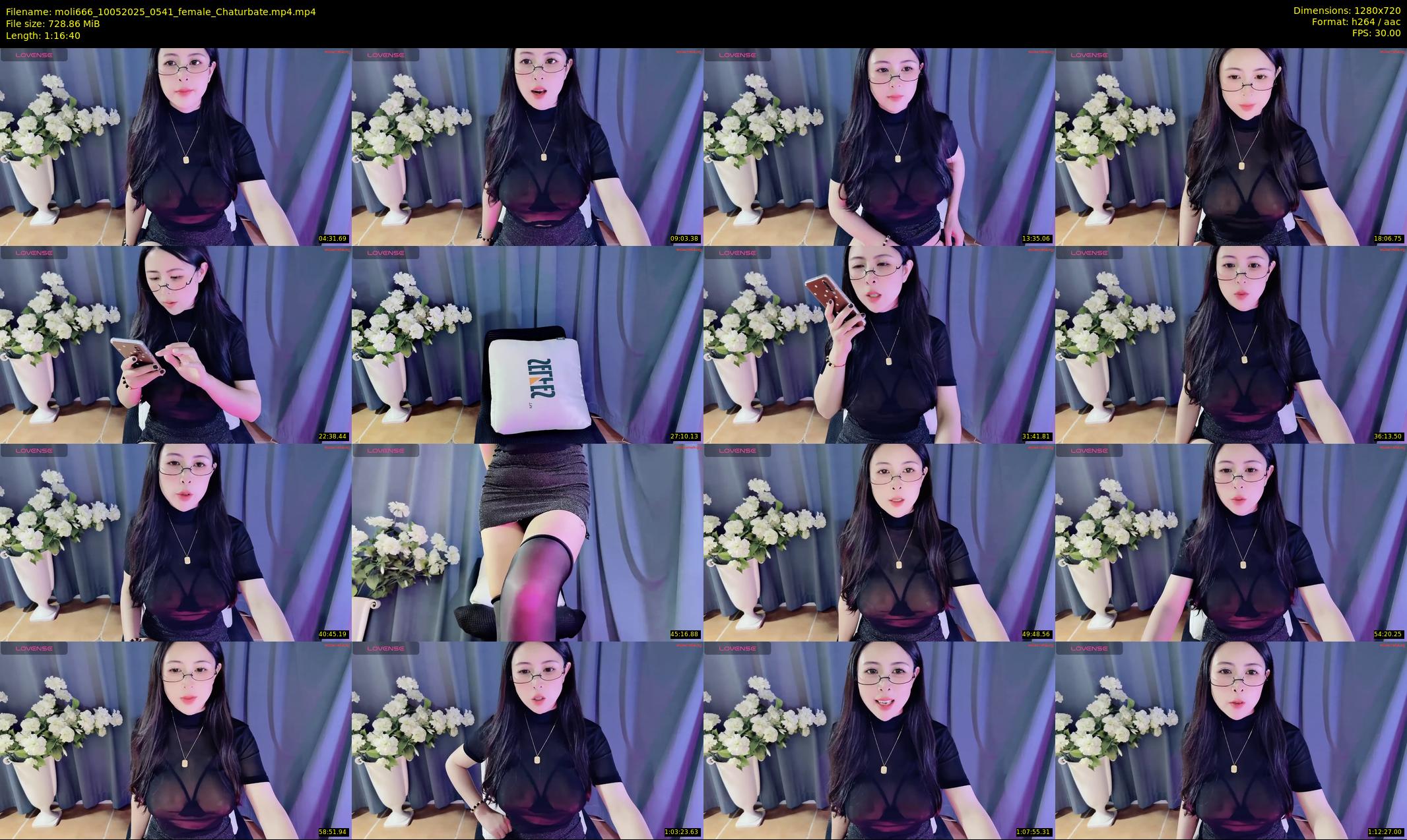moli666 — 77 minute Chaturbate female cam show recording, 720p, May 10, 2025