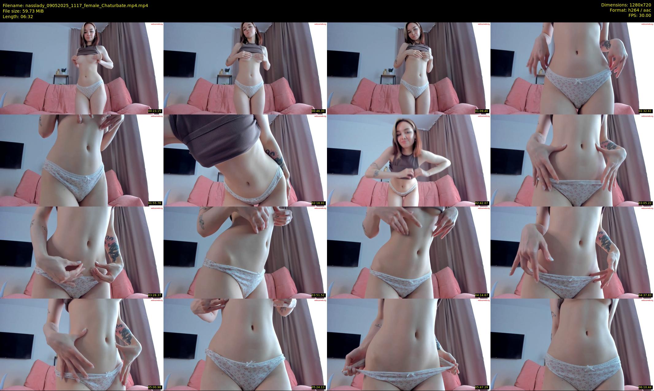 nasslady — 7 minute Chaturbate female cam show recording, 720p, May 9, 2025