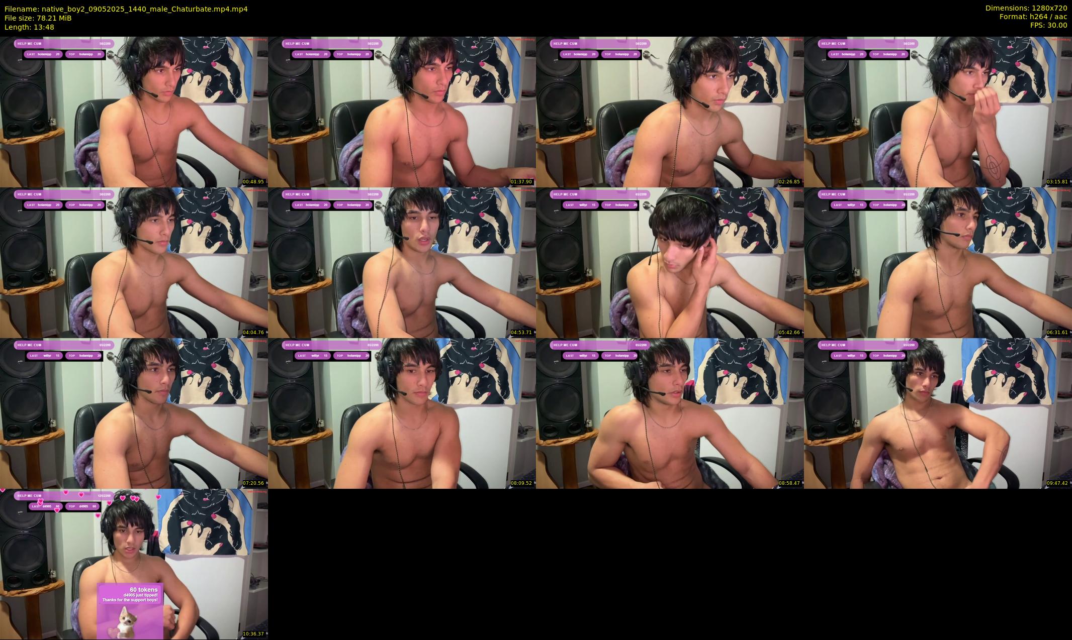 native_boy2 — 14 minute Chaturbate male cam show recording, 720p, May 9, 2025