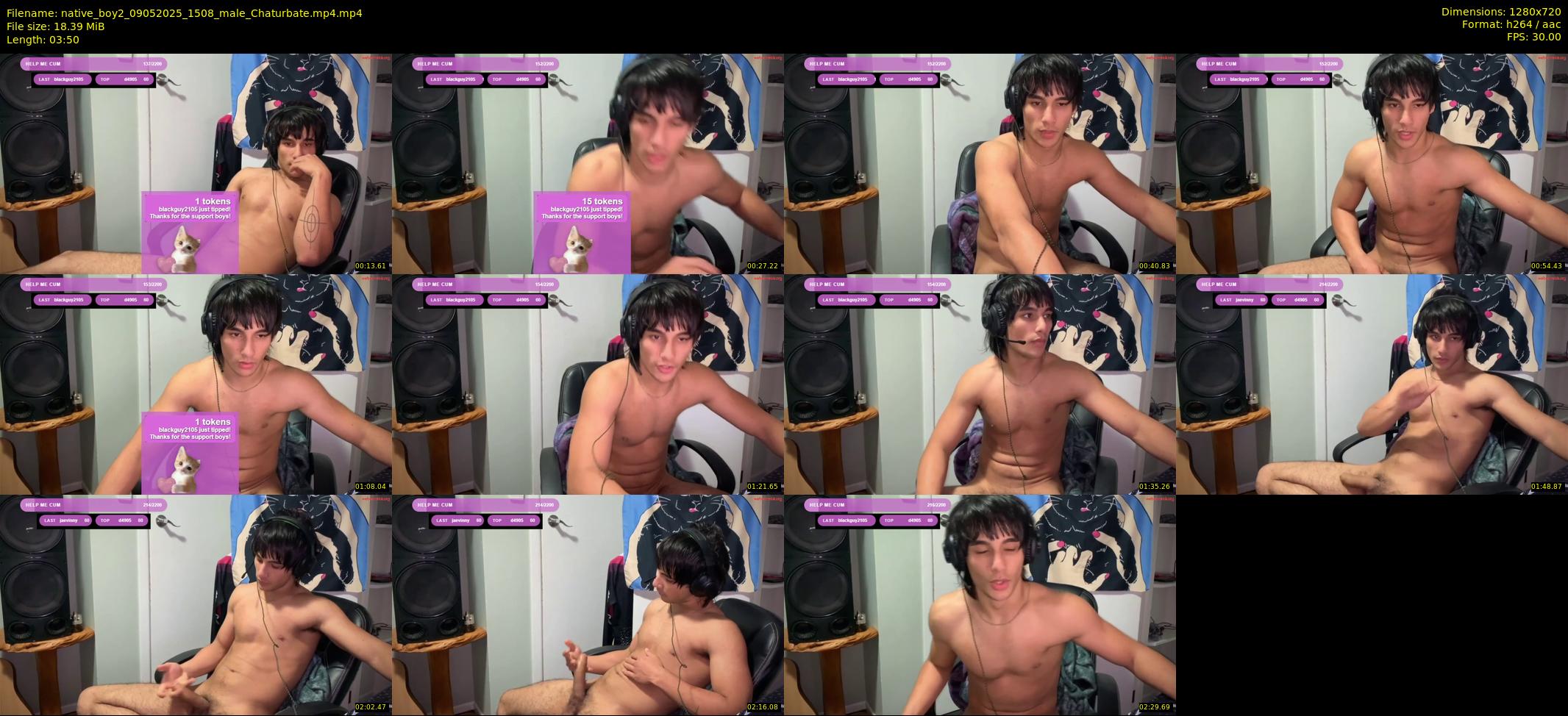 native_boy2 — 4 minute Chaturbate male cam show recording, 720p, May 9, 2025