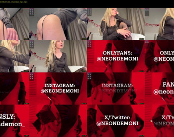 neondemon_ — 16 minute Chaturbate female cam show recording, 720p, May 10, 2025