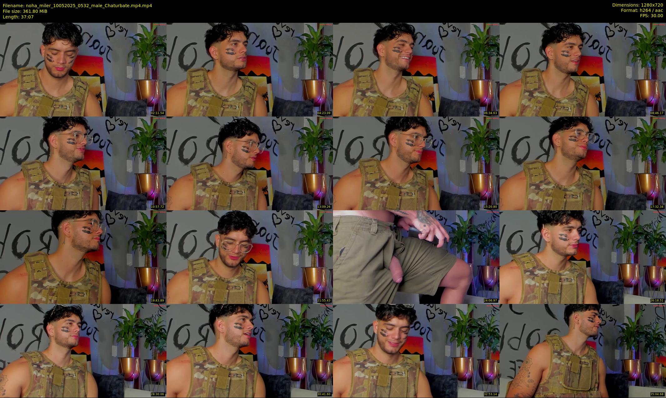 noha_miler — 38 minute Chaturbate male cam show recording, 720p, May 10, 2025