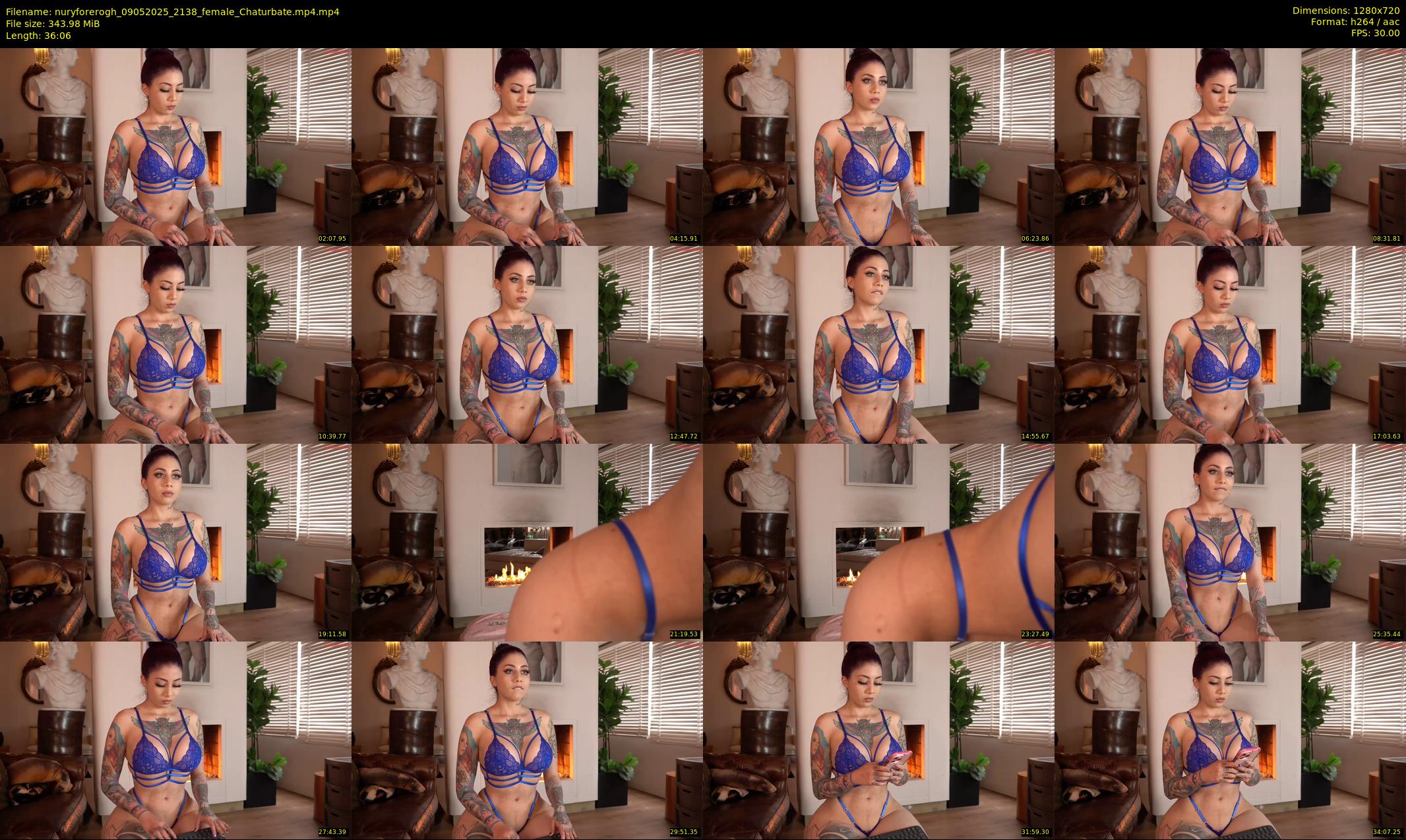 nuryforerogh — 37 minute Chaturbate female cam show recording, 720p, May 9, 2025