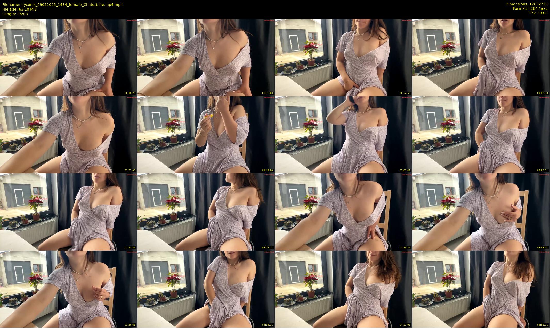 nyconik — 6 minute Chaturbate female cam show recording, 720p, May 9, 2025
