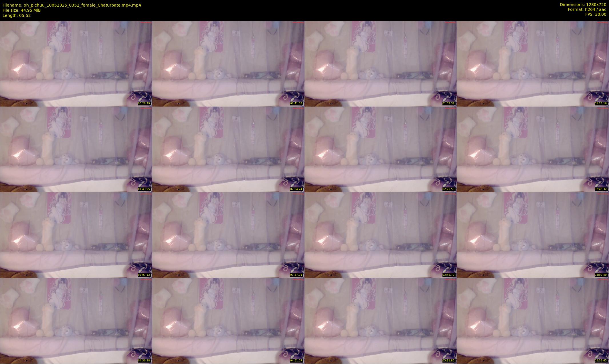 oh_pichuu — 6 minute Chaturbate female cam show recording, 720p, May 10, 2025