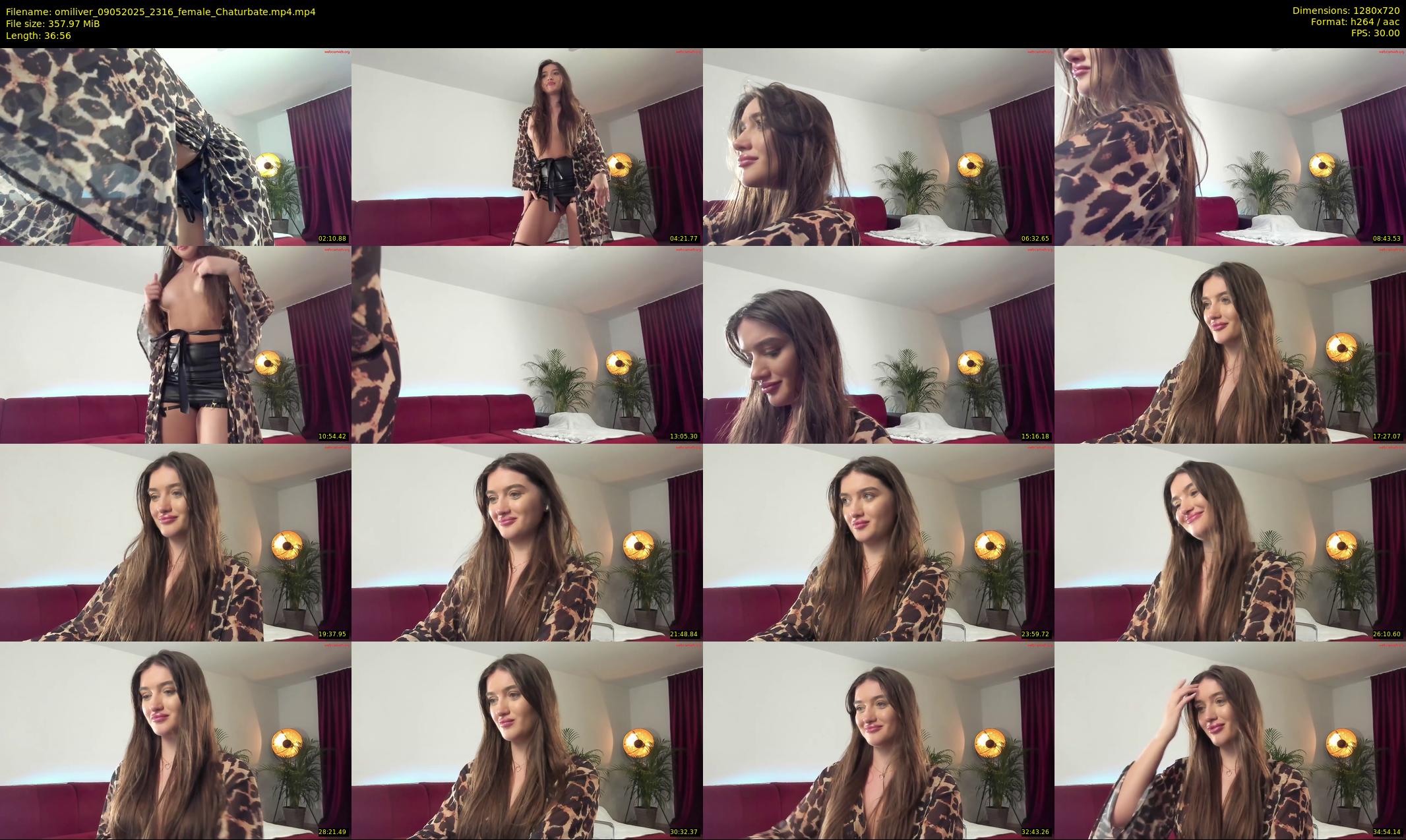 omiliver — 37 minute Chaturbate female cam show recording, 720p, May 9, 2025