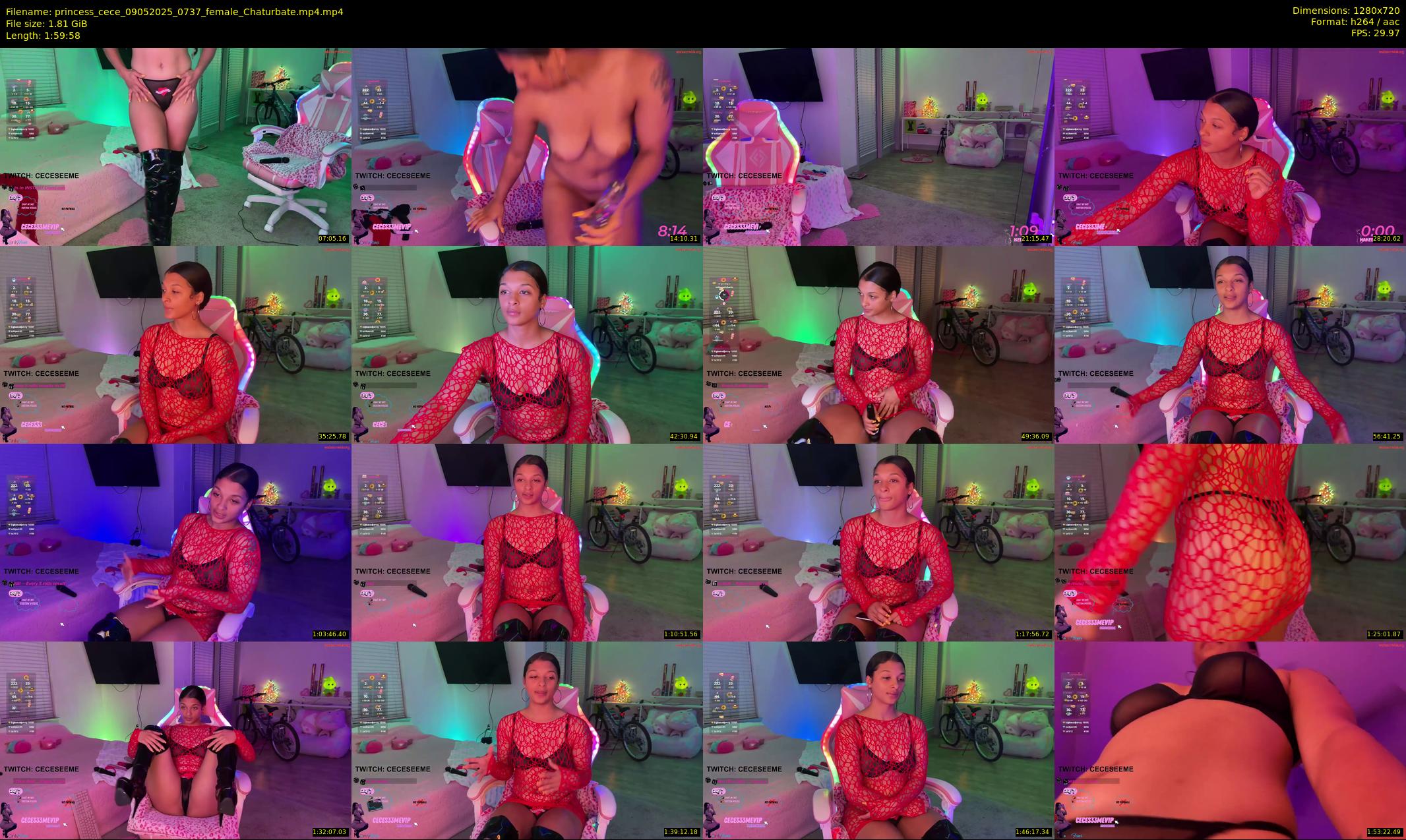 princess_cece — 120 minute Chaturbate female cam show recording, 720p, May 9, 2025