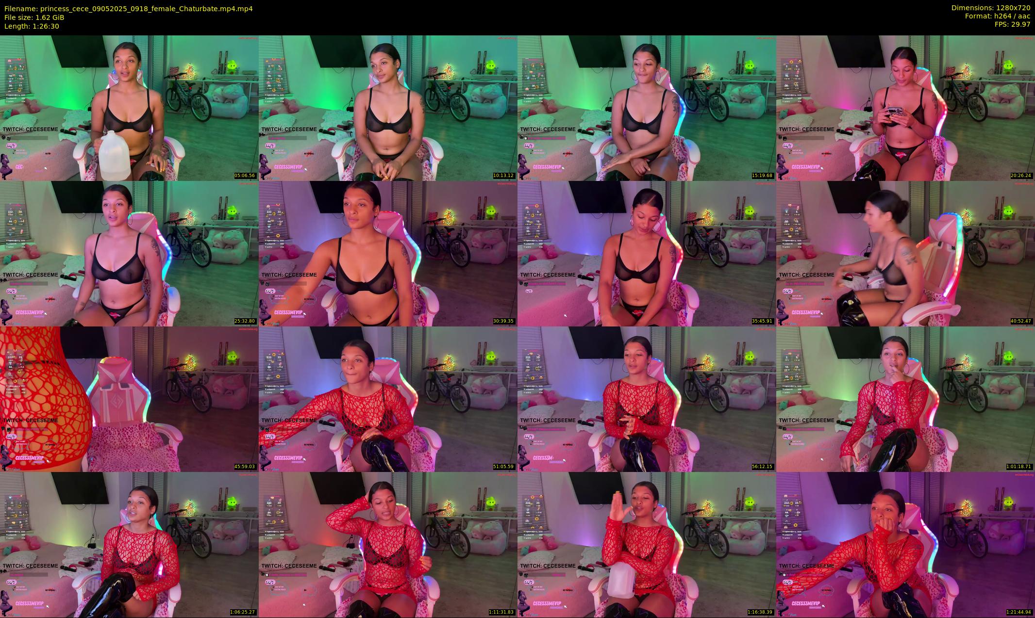 princess_cece — 87 minute Chaturbate female cam show recording, 720p, May 9, 2025