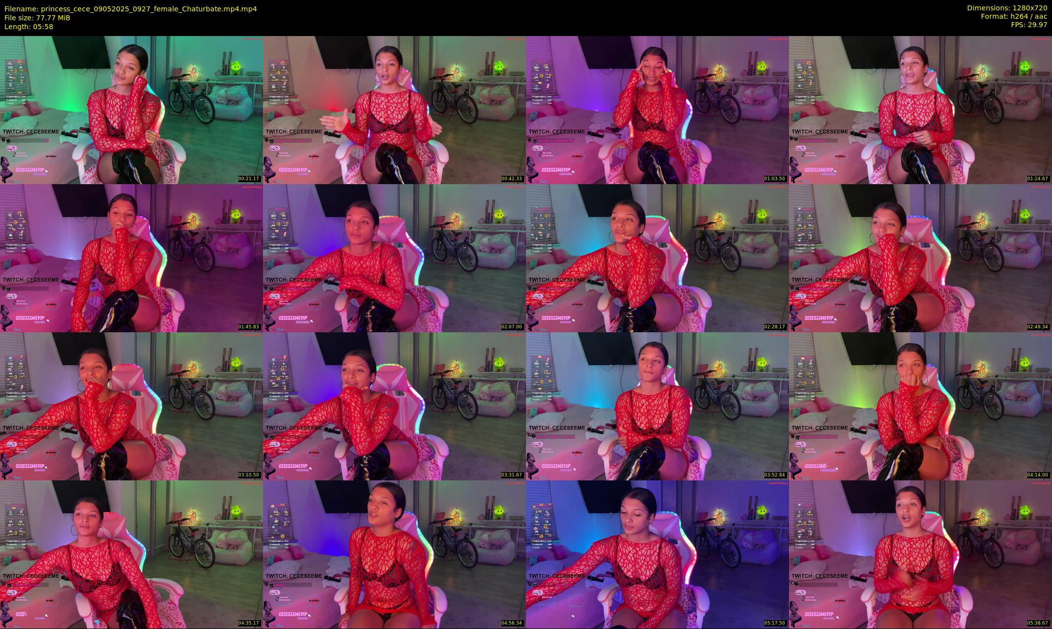 princess_cece — 6 minute Chaturbate female cam show recording, 720p, May 9, 2025