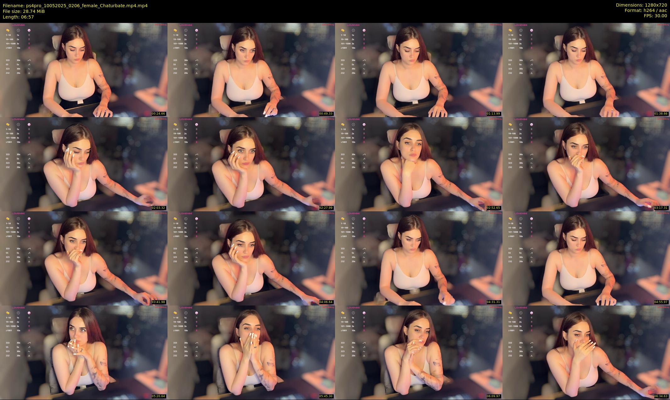 ps4pro — 7 minute Chaturbate female cam show recording, 720p, May 10, 2025