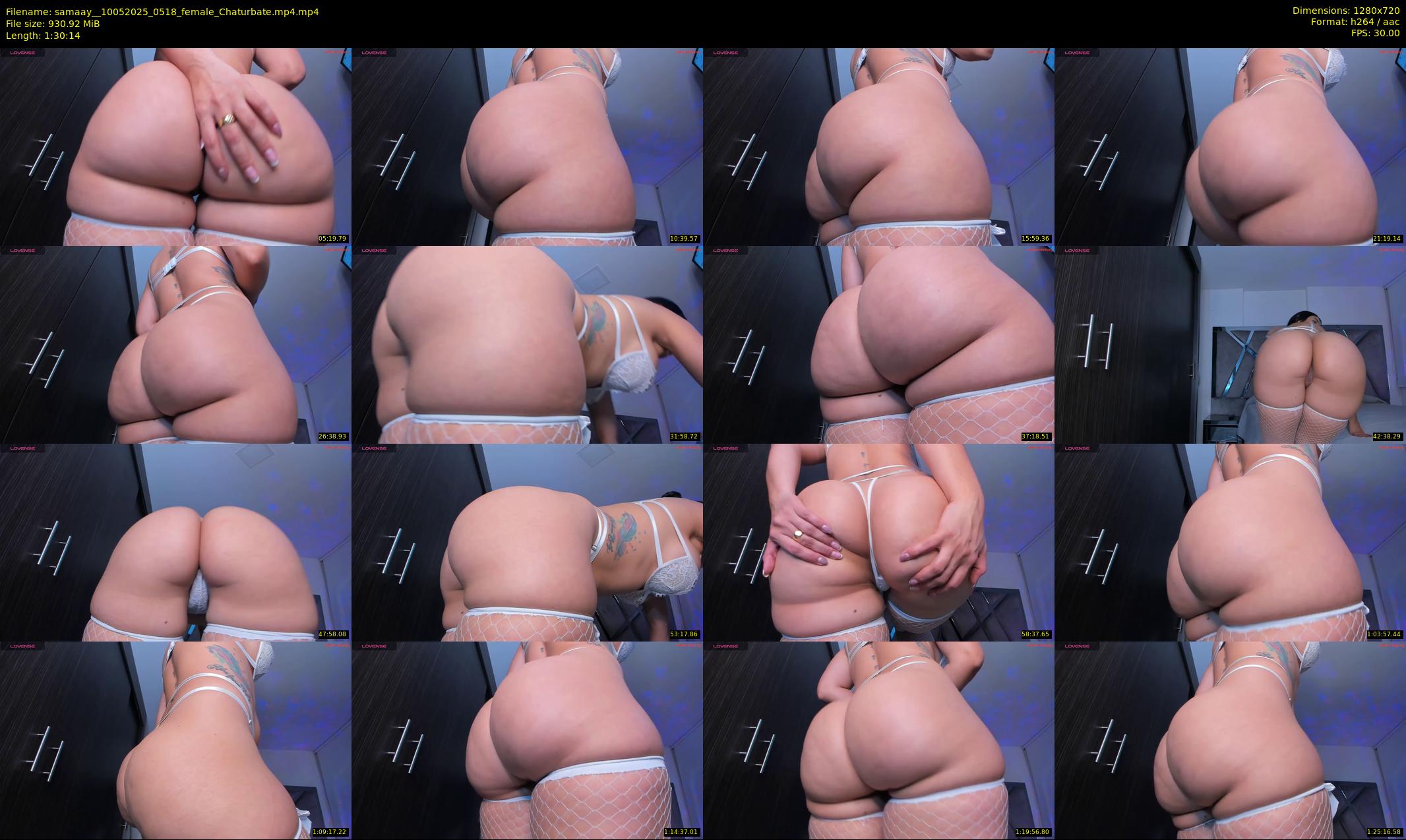 samaay_ — 91 minute Chaturbate female cam show recording, 720p, May 10, 2025