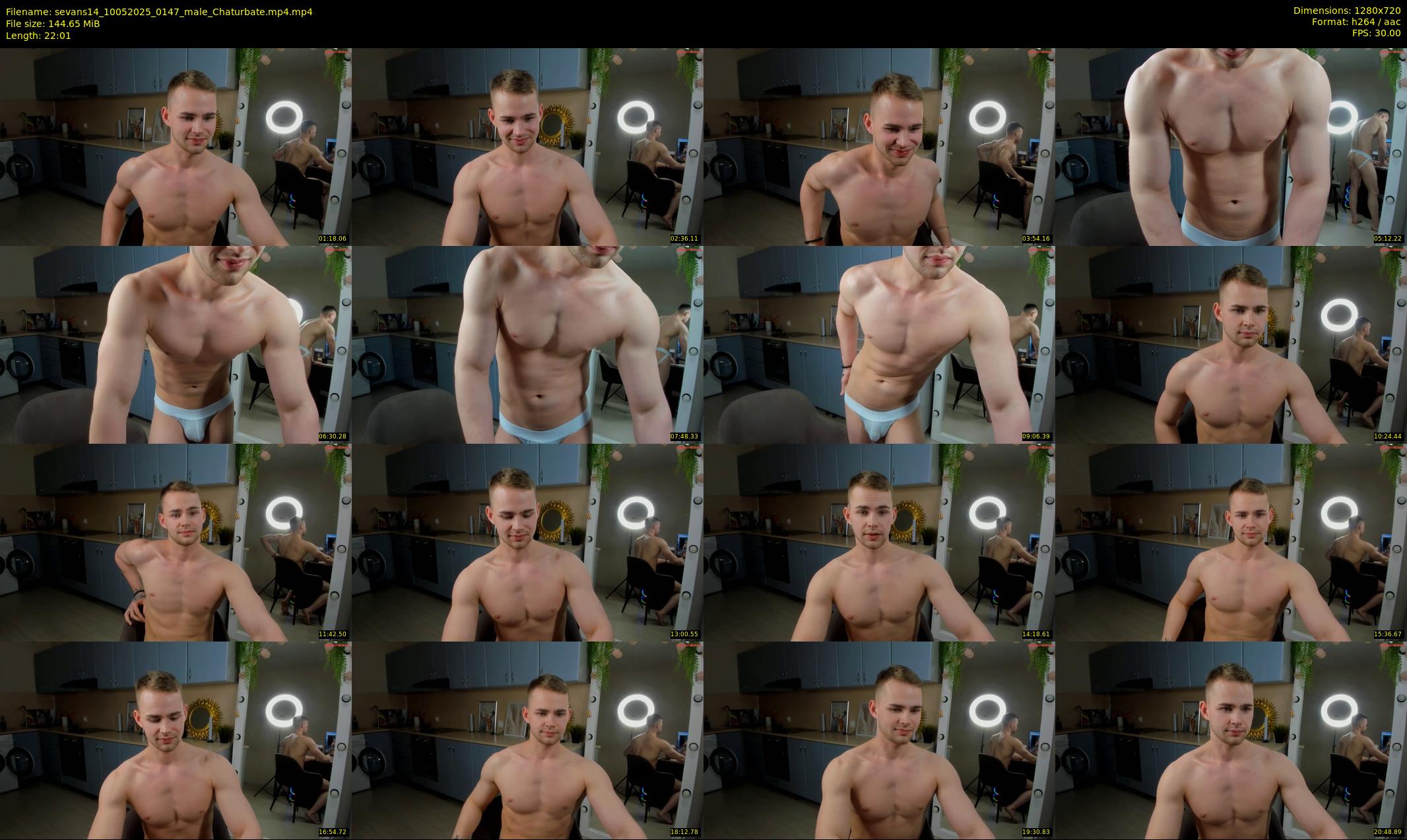sevans14 — 23 minute Chaturbate male cam show recording, 720p, May 10, 2025