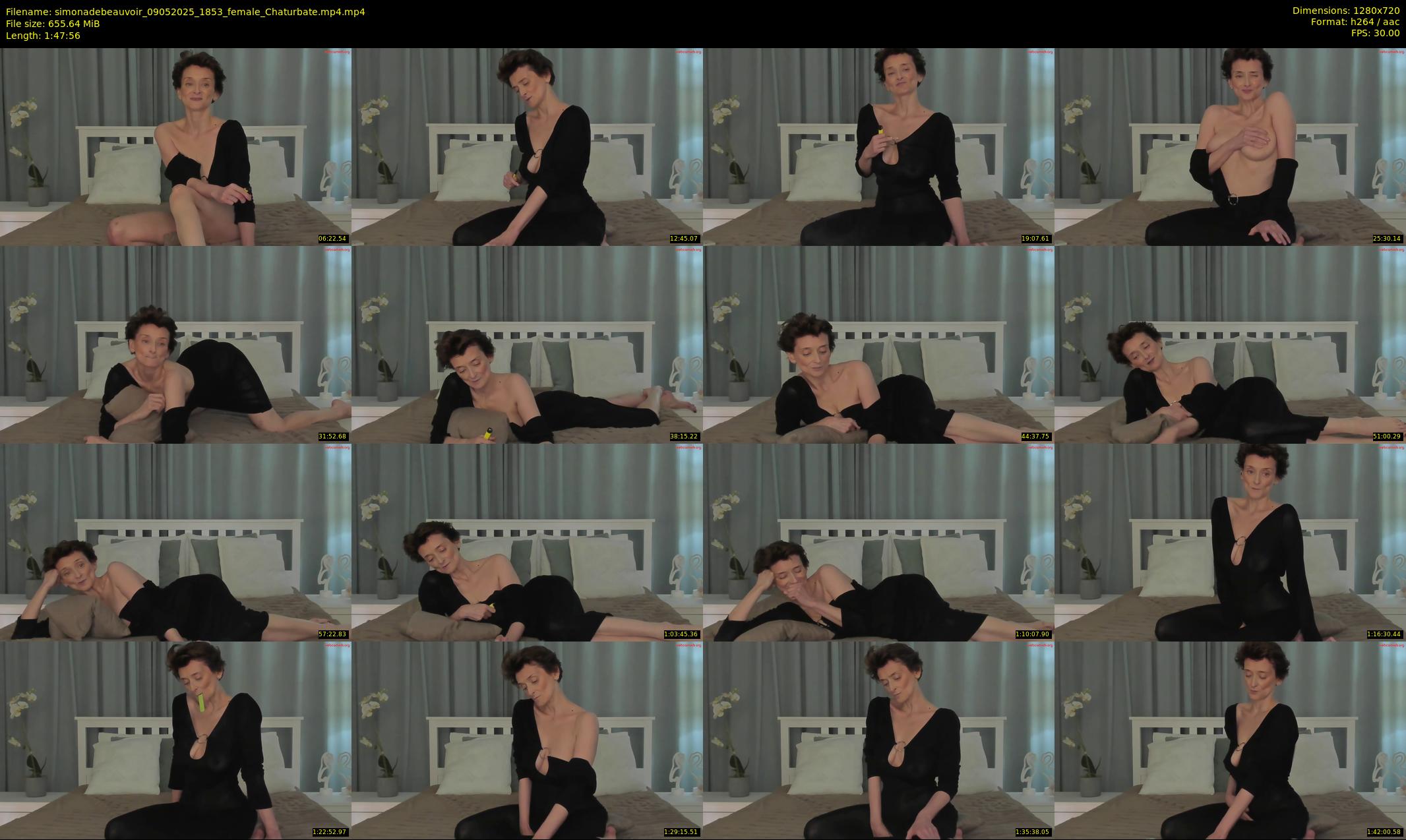 simonadebeauvoir — 108 minute Chaturbate female cam show recording, 720p, May 9, 2025