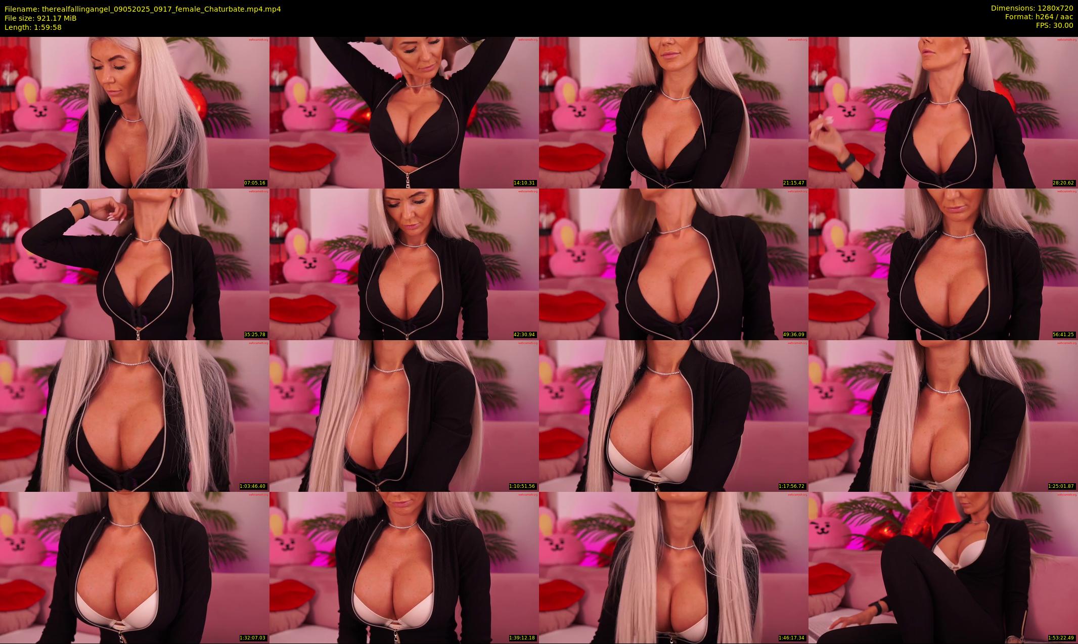 therealfallingangel — 120 minute Chaturbate female cam show recording, 720p, May 9, 2025