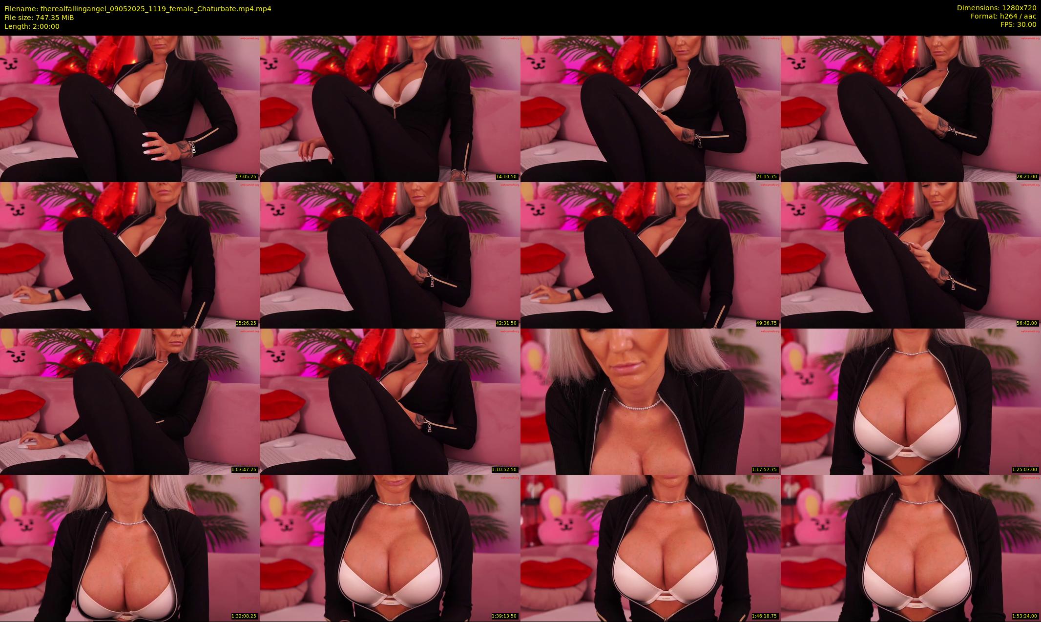 therealfallingangel — 120 minute Chaturbate female cam show recording, 720p, May 9, 2025