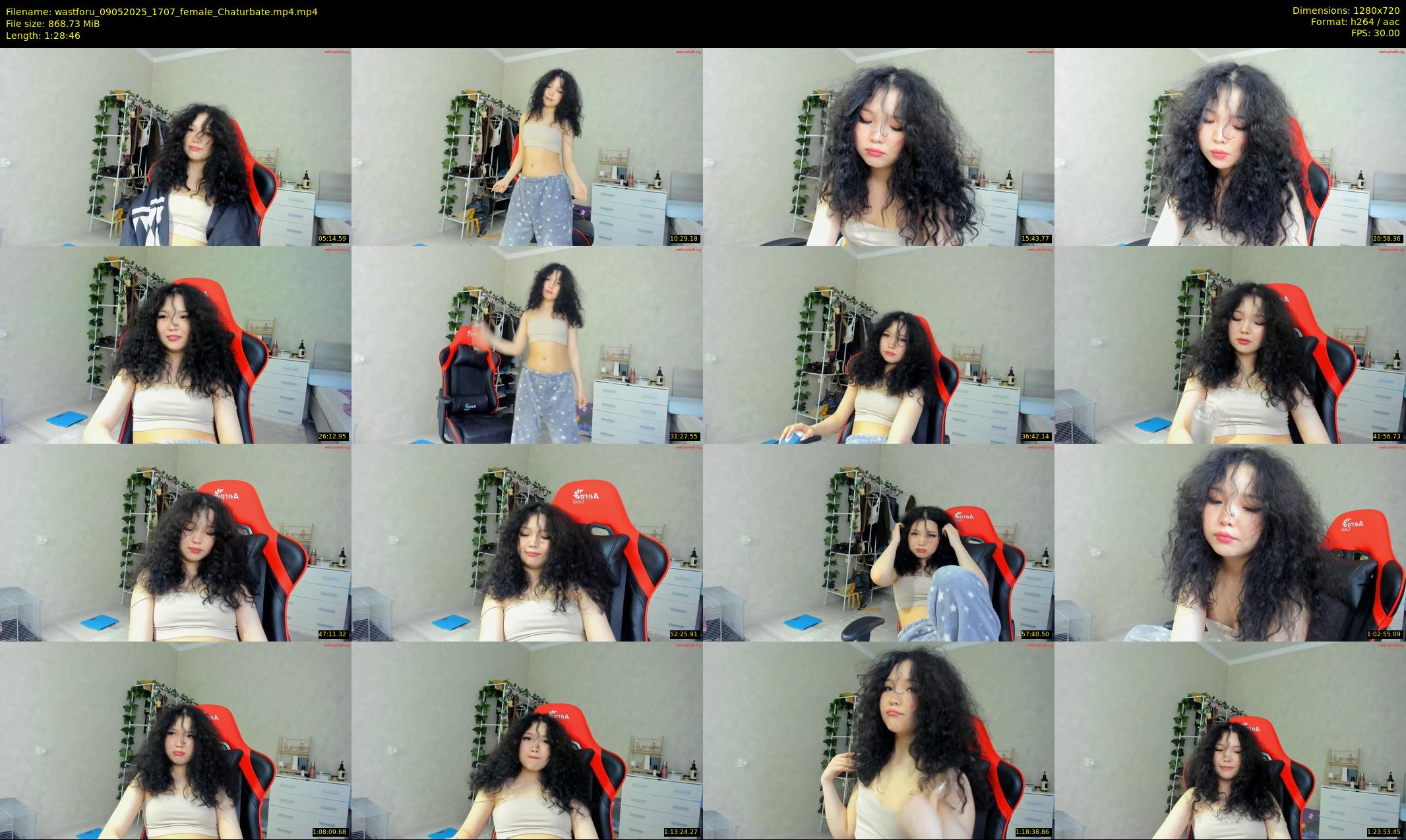wastforu — 89 minute Chaturbate female cam show recording, 720p, May 9, 2025