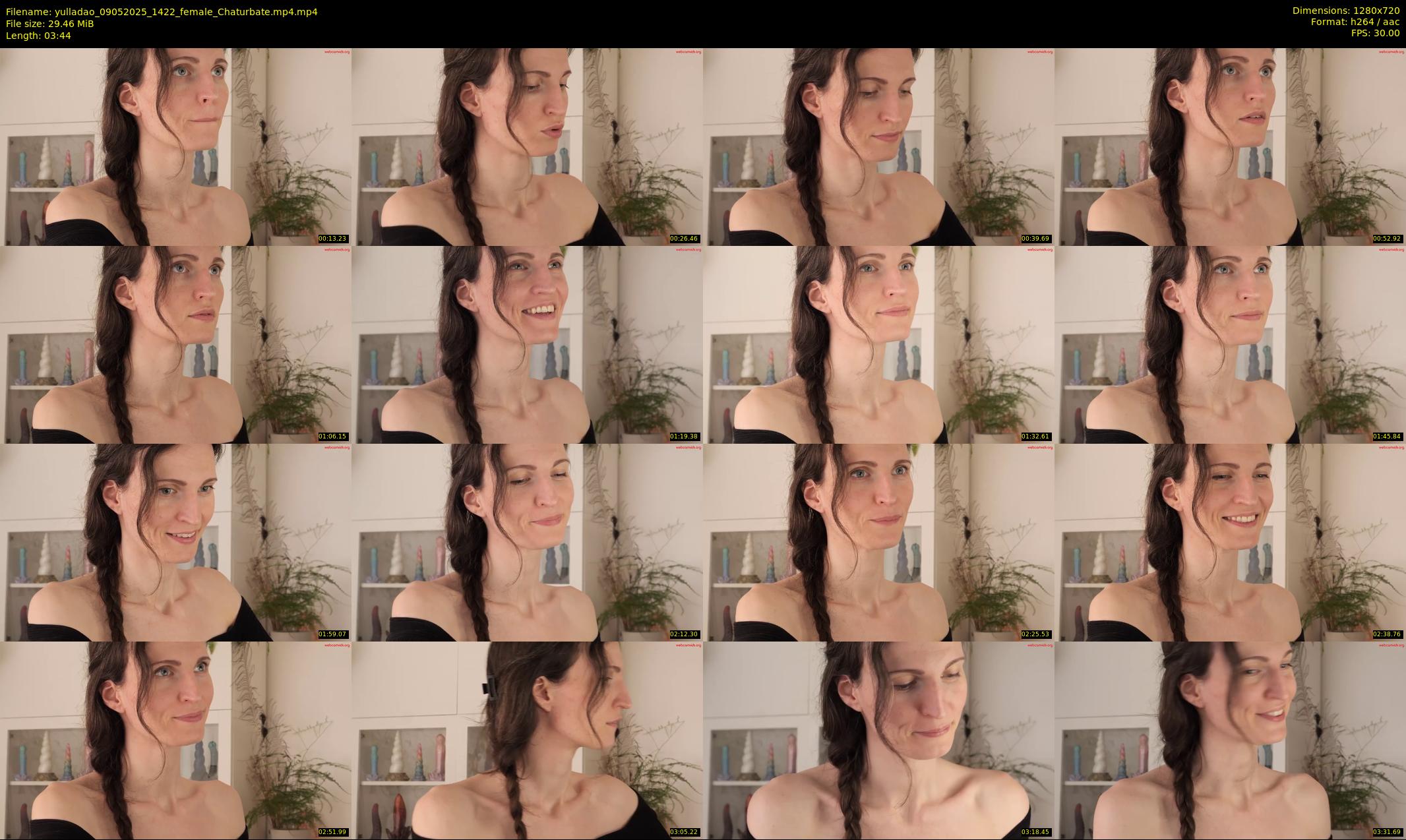 yulladao — 4 minute Chaturbate female cam show recording, 720p, May 9, 2025