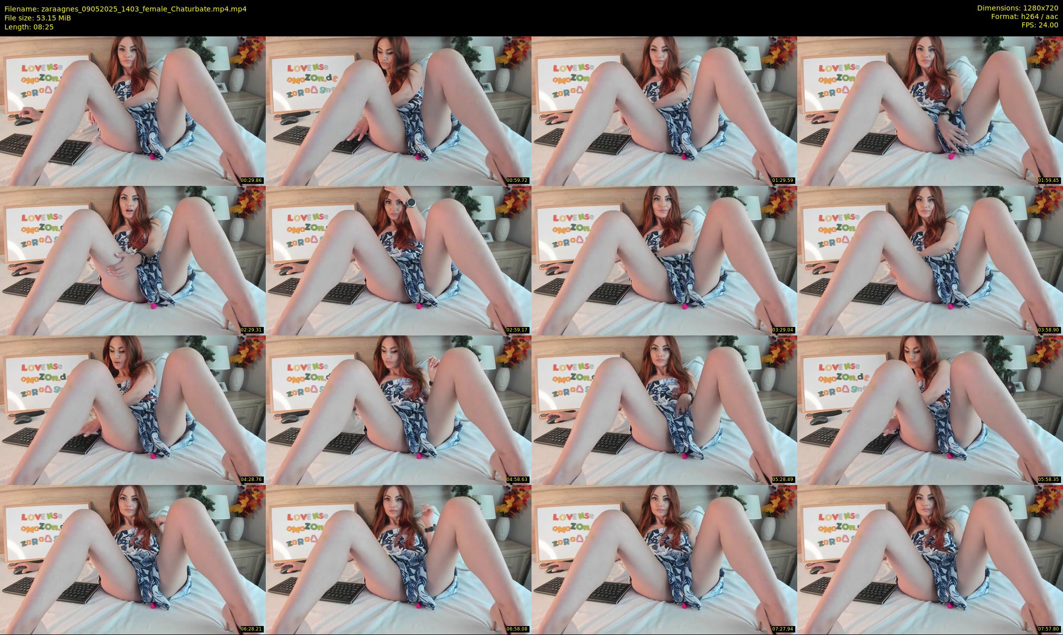 zaraagnes — 9 minute Chaturbate female cam show recording, 720p, May 9, 2025