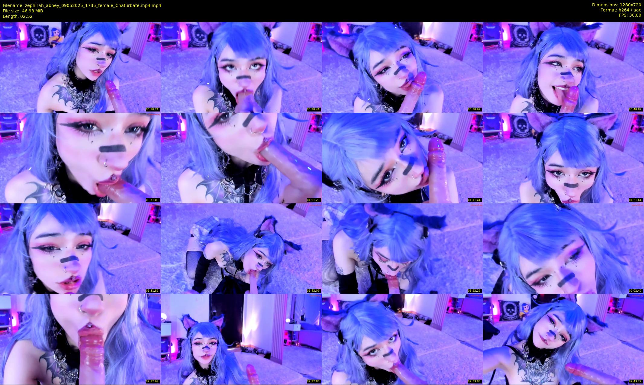 zephirah_abney — 3 minute Chaturbate female cam show recording, 720p, May 9, 2025