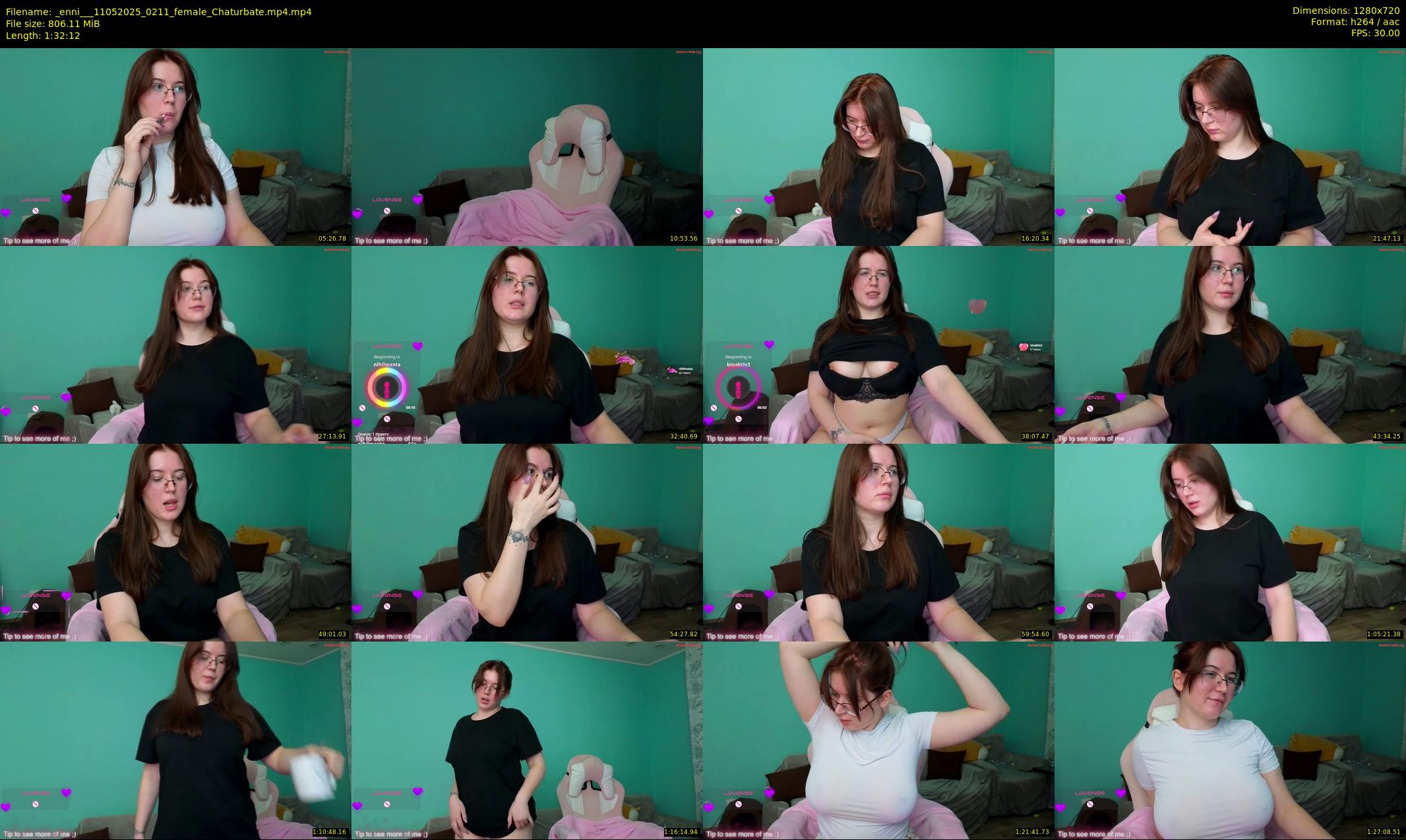 _enni__ — 93 minute Chaturbate female cam show recording, 720p, May 11, 2025