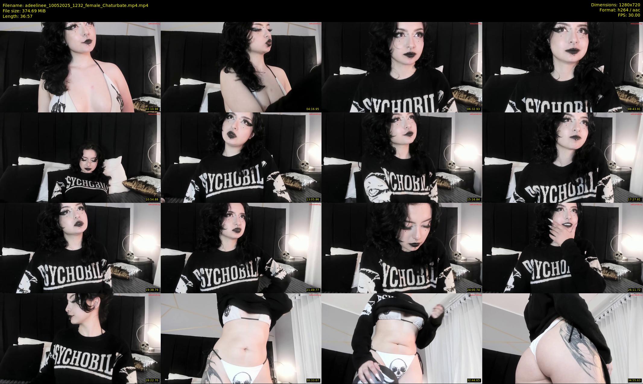 adeelinee — 37 minute Chaturbate female cam show recording, 720p, May 10, 2025