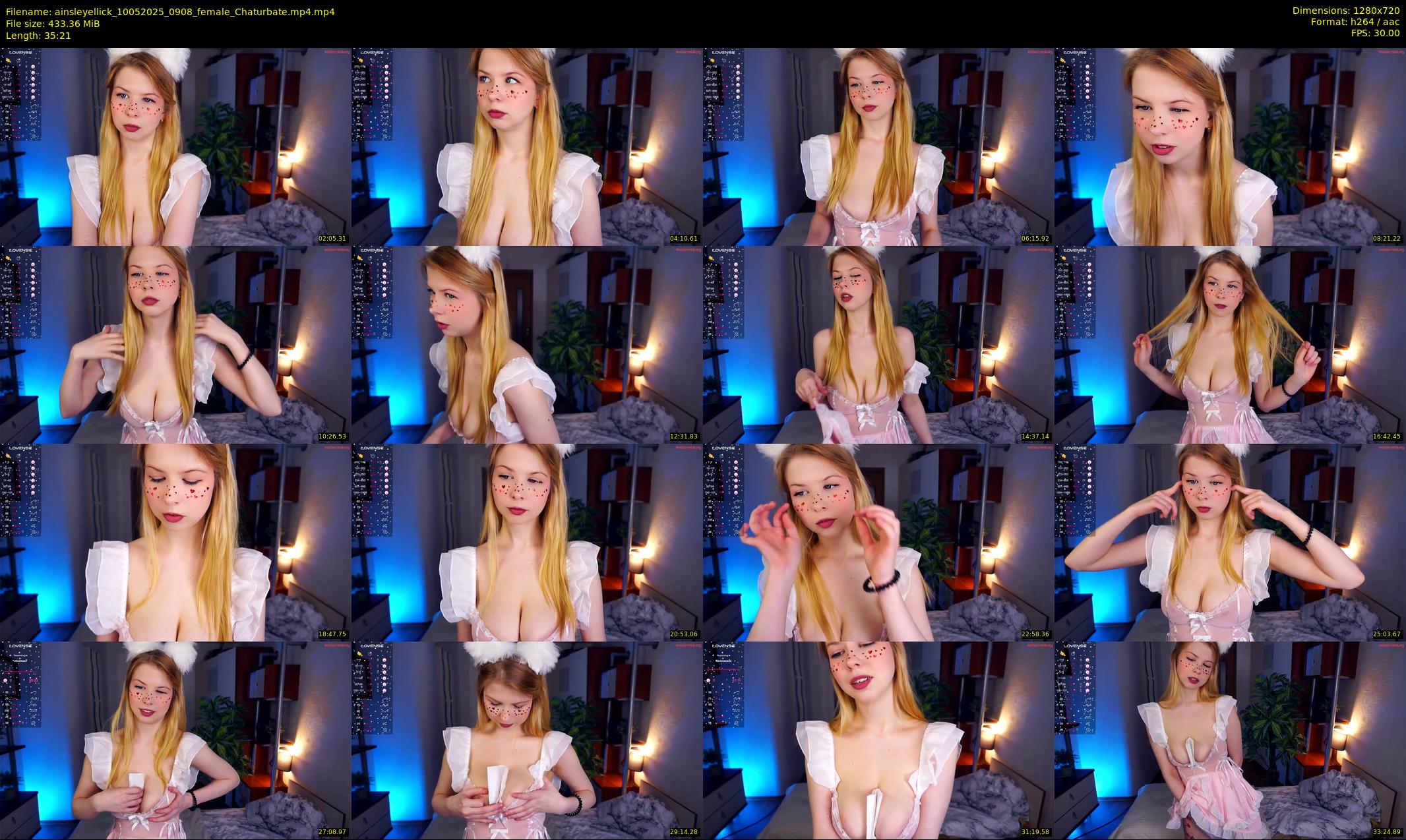 ainsleyellick — 36 minute Chaturbate female cam show recording, 720p, May 10, 2025