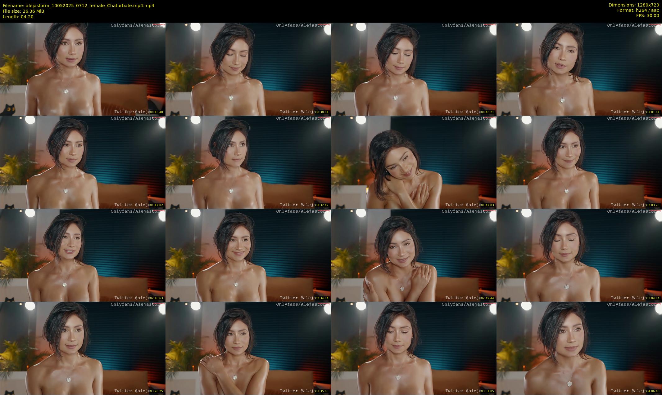 alejastorm — 5 minute Chaturbate female cam show recording, 720p, May 10, 2025