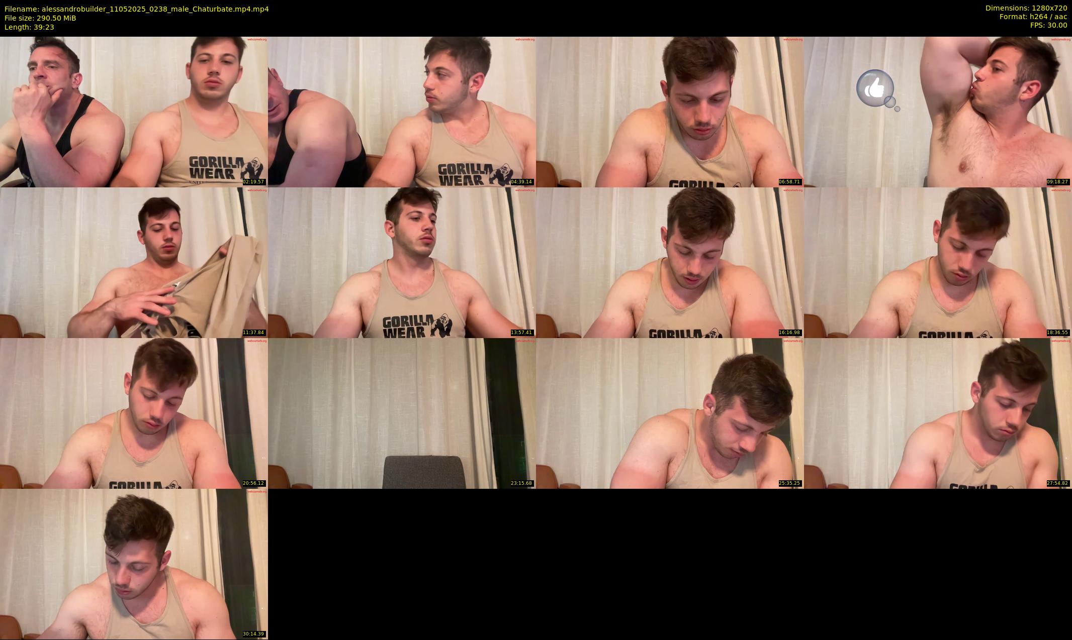 alessandrobuilder — 40 minute Chaturbate couple cam show recording, 720p, May 11, 2025