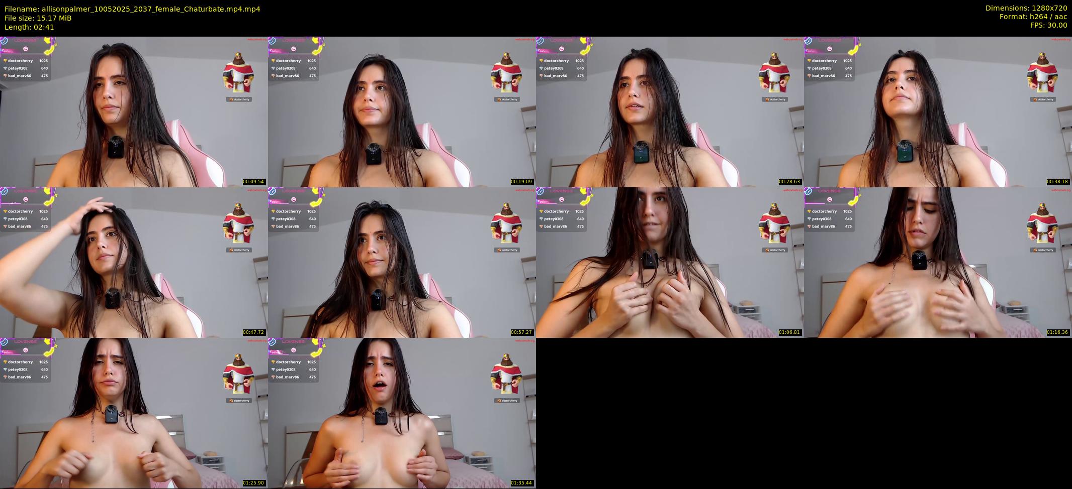 allisonpalmer — 3 minute Chaturbate female cam show recording, 720p, May 10, 2025