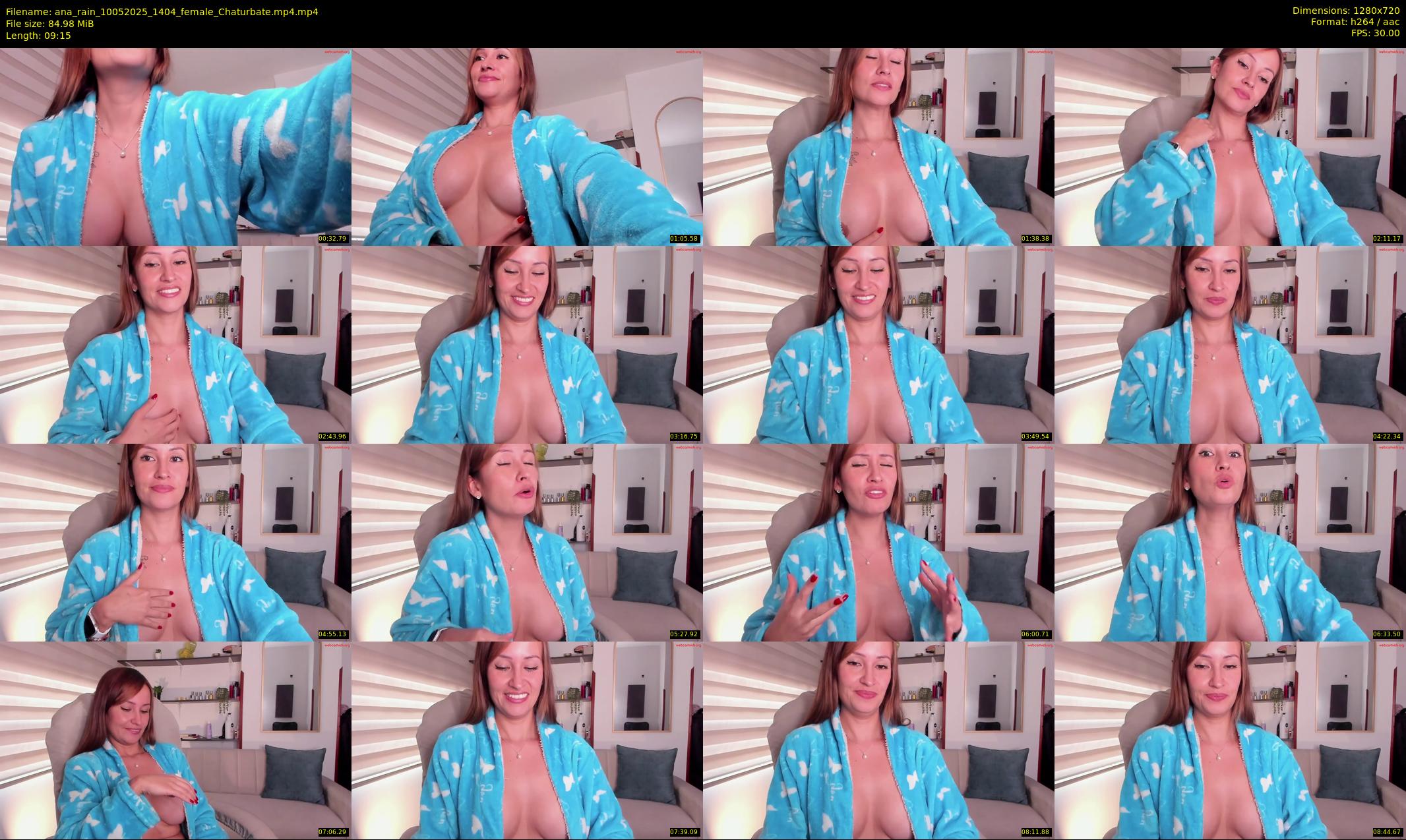 ana_rain — 10 minute Chaturbate female cam show recording, 720p, May 10, 2025