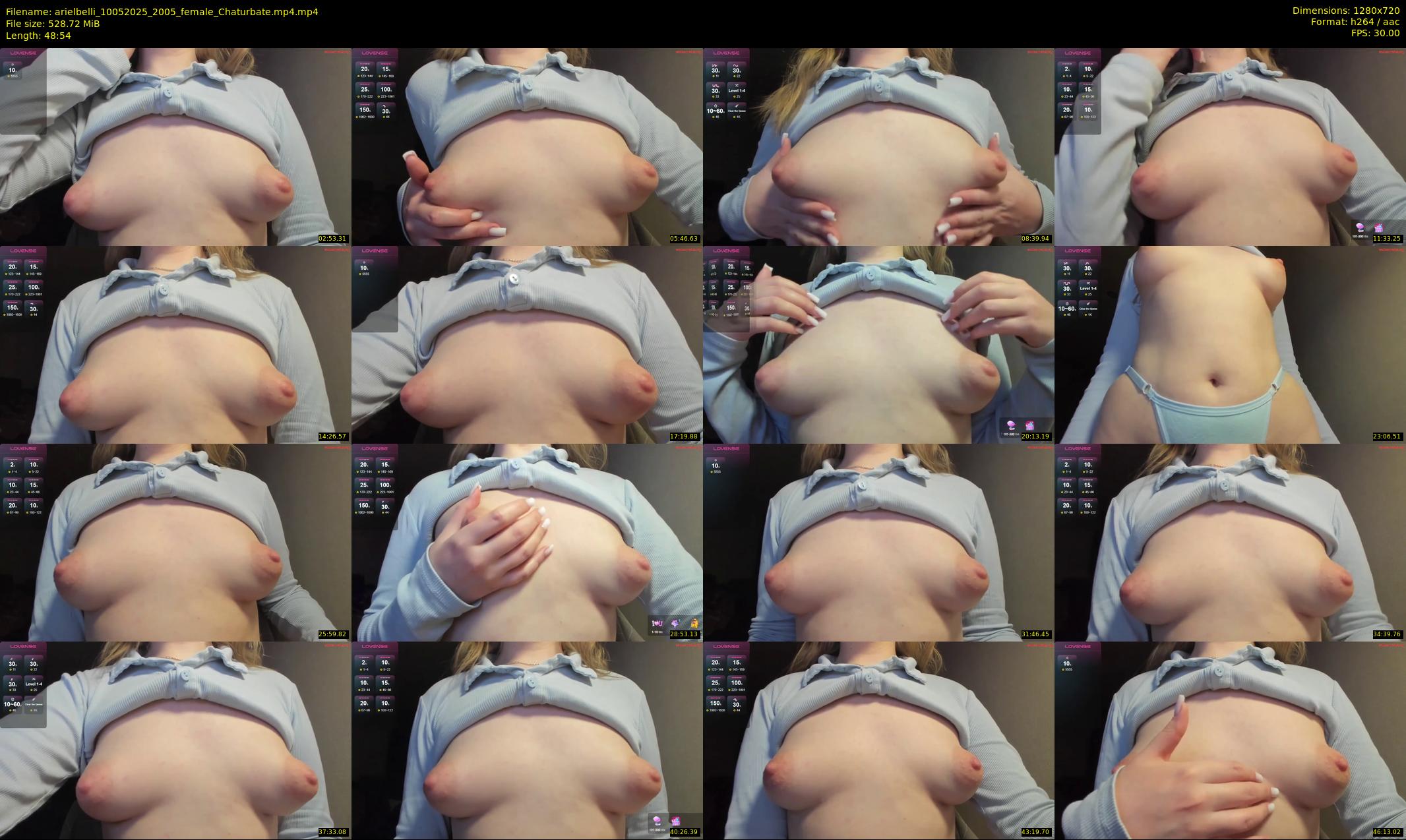 arielbelli — 49 minute Chaturbate female cam show recording, 720p, May 10, 2025