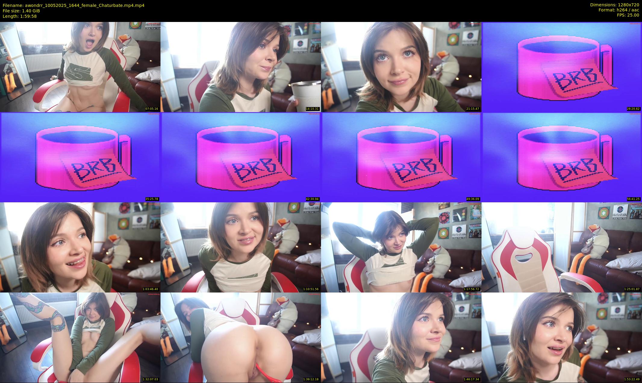 awondrr — 120 minute Chaturbate female cam show recording, 720p, May 10, 2025