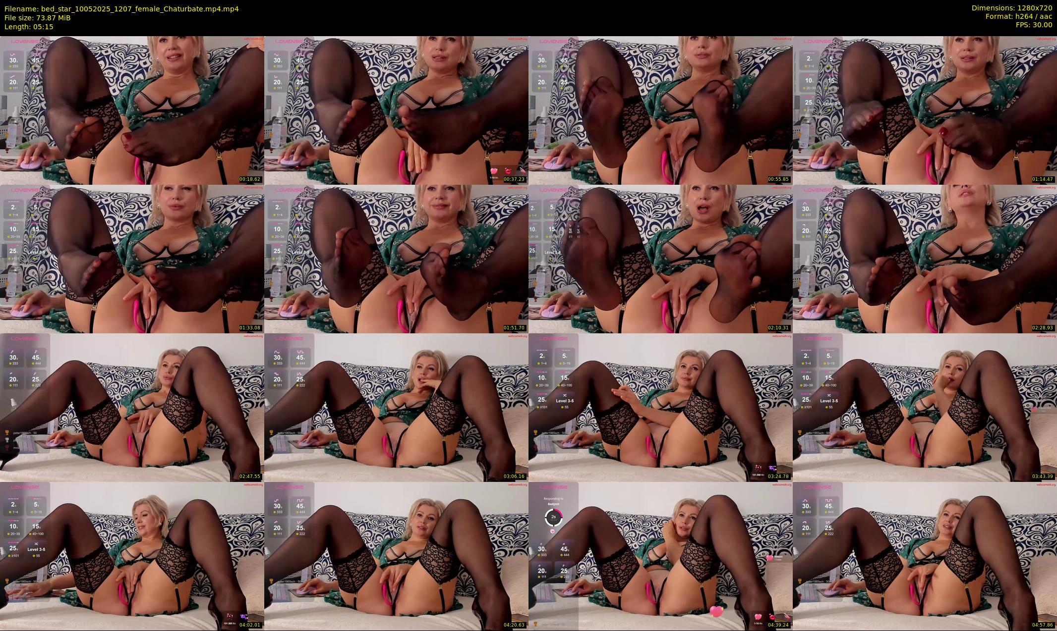 bed_star — 6 minute Chaturbate female cam show recording, 720p, May 10, 2025