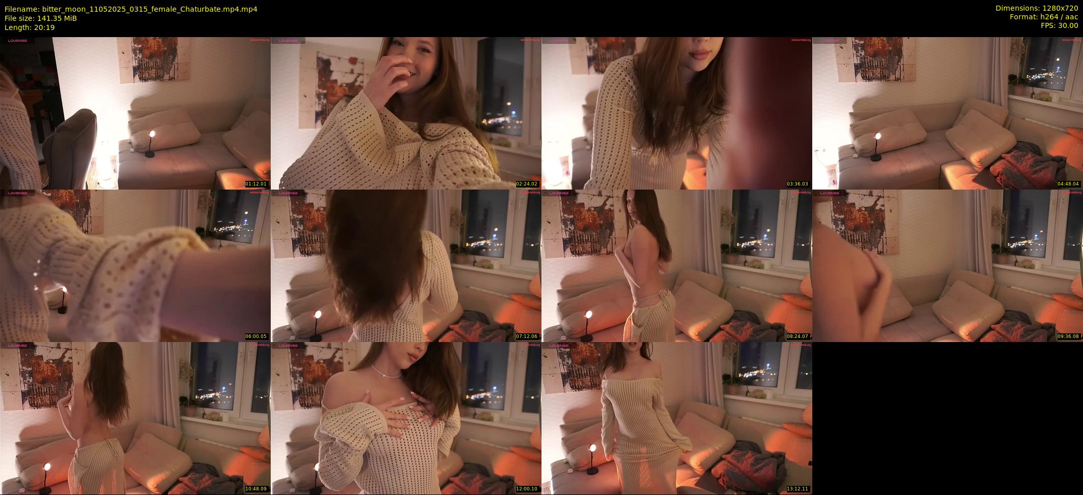 bitter_moon — 21 minute Chaturbate female cam show recording, 720p, May 11, 2025