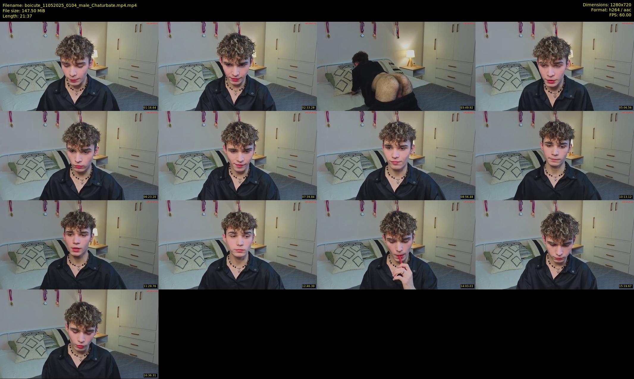 boicute — 22 minute Chaturbate male cam show recording, 720p, May 11, 2025