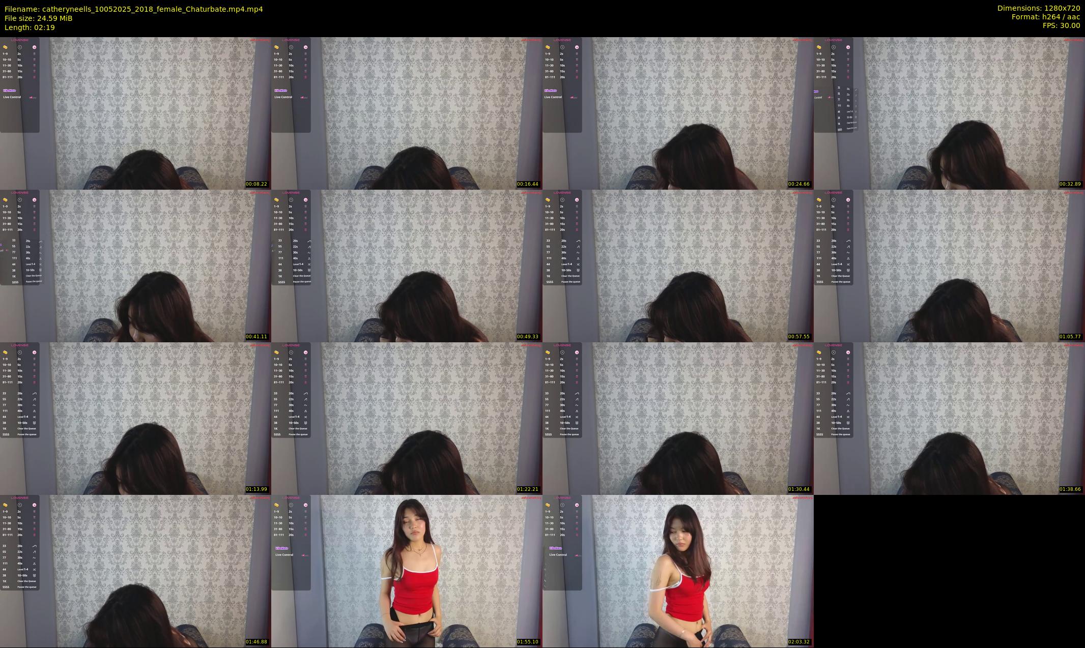 catheryneells — 3 minute Chaturbate female cam show recording, 720p, May 10, 2025