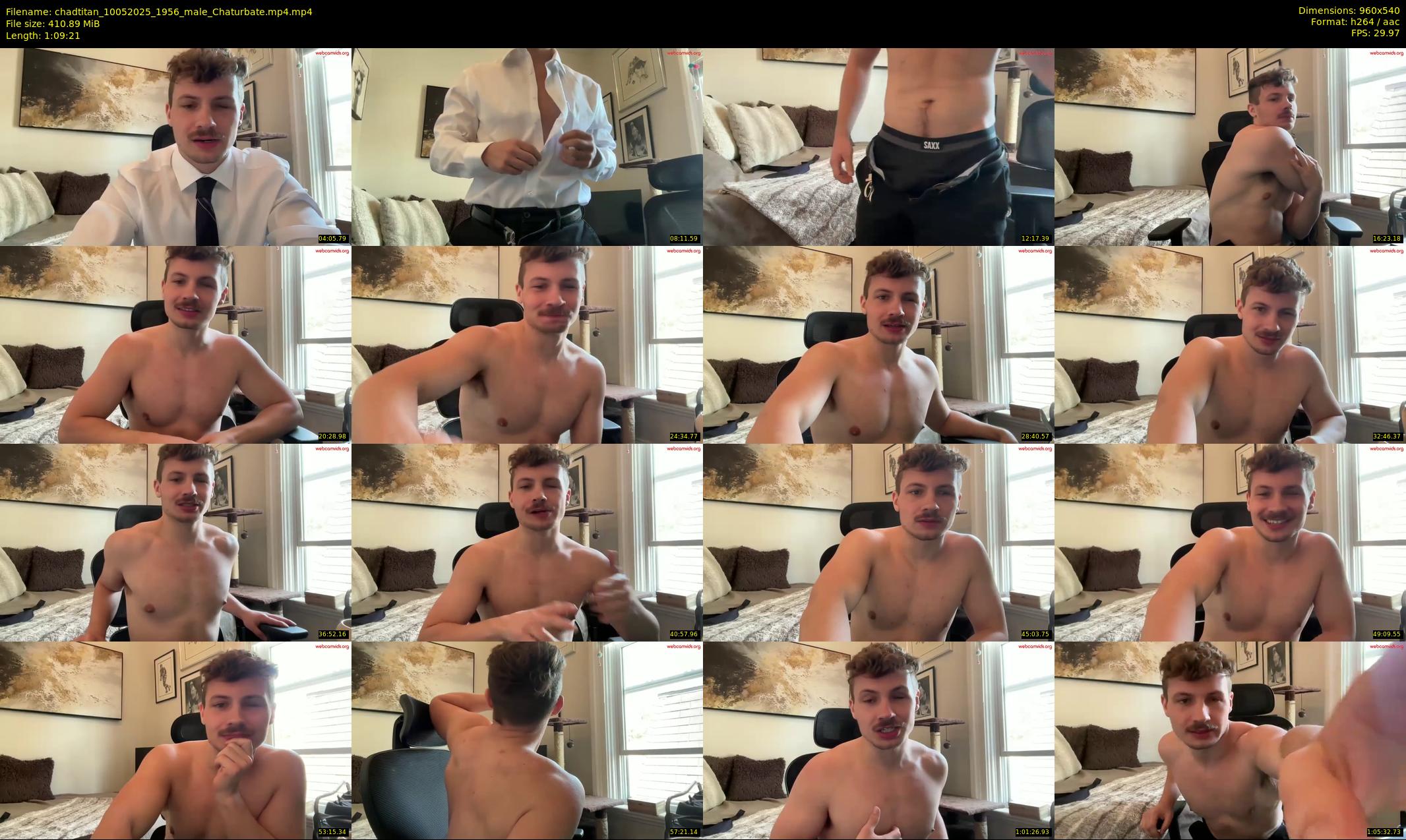chadtitan — 70 minute Chaturbate male cam show recording, 480p, May 10, 2025