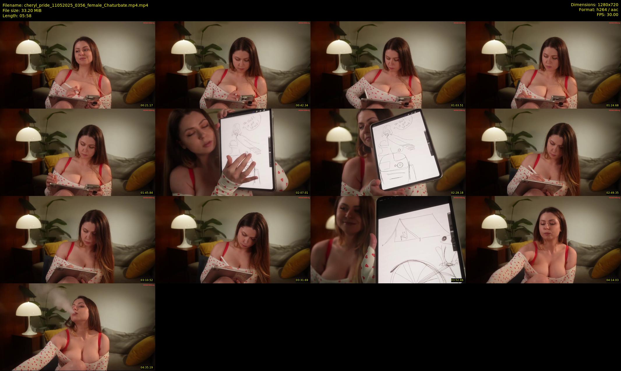 cheryl_pride — 6 minute Chaturbate female cam show recording, 720p, May 11, 2025