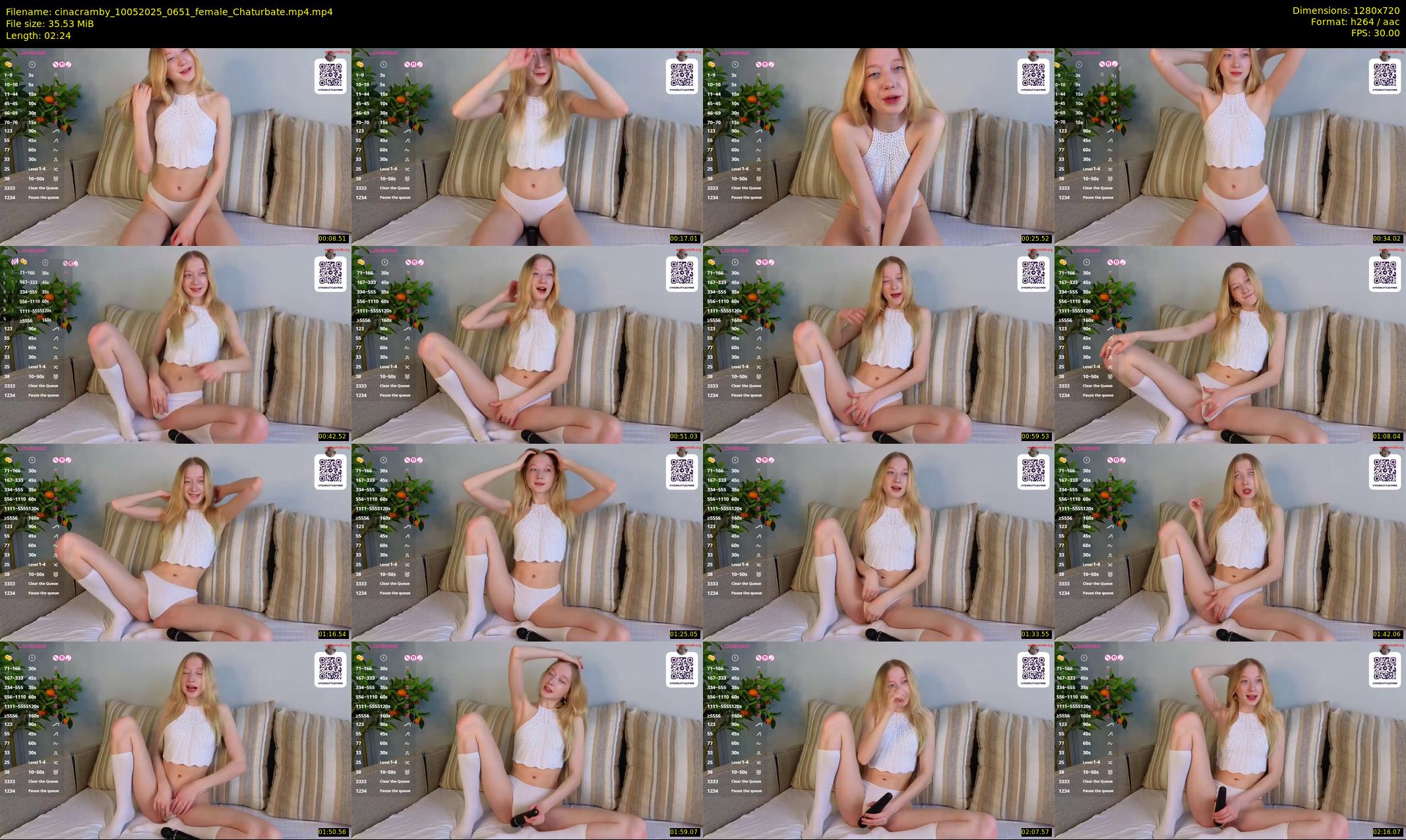 cinacramby — 3 minute Chaturbate female cam show recording, 720p, May 10, 2025