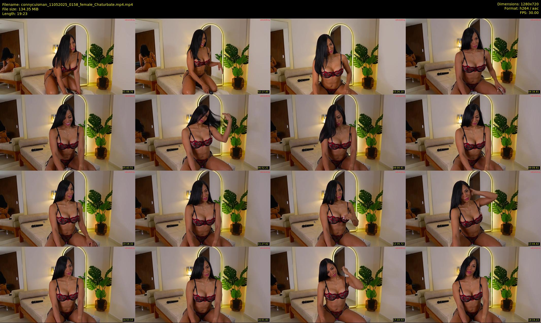 connycuisman — 20 minute Chaturbate female cam show recording, 720p, May 11, 2025