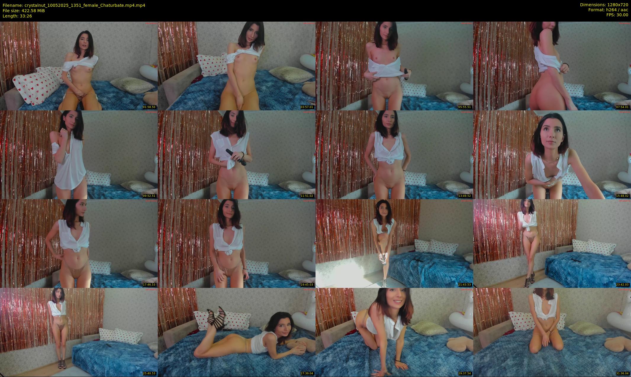 crystalnut — 34 minute Chaturbate female cam show recording, 720p, May 10, 2025