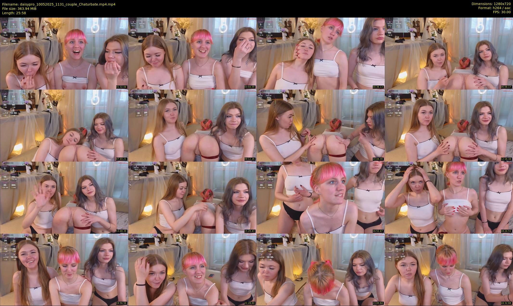 daisypro — 26 minute Chaturbate couple cam show recording, 720p, May 10, 2025