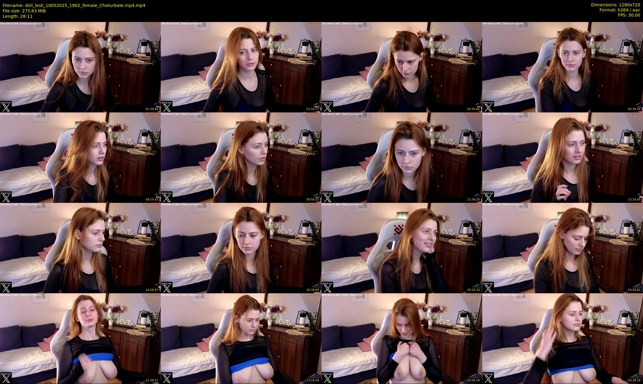 doll_lesli — 29 minute Chaturbate female cam show recording, 720p, May 10, 2025