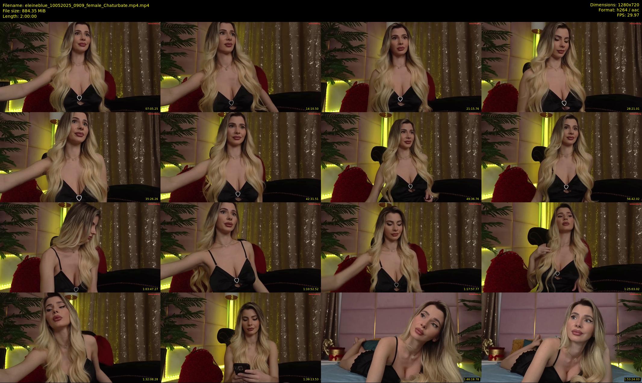 eleineblue — 120 minute Chaturbate female cam show recording, 720p, May 10, 2025