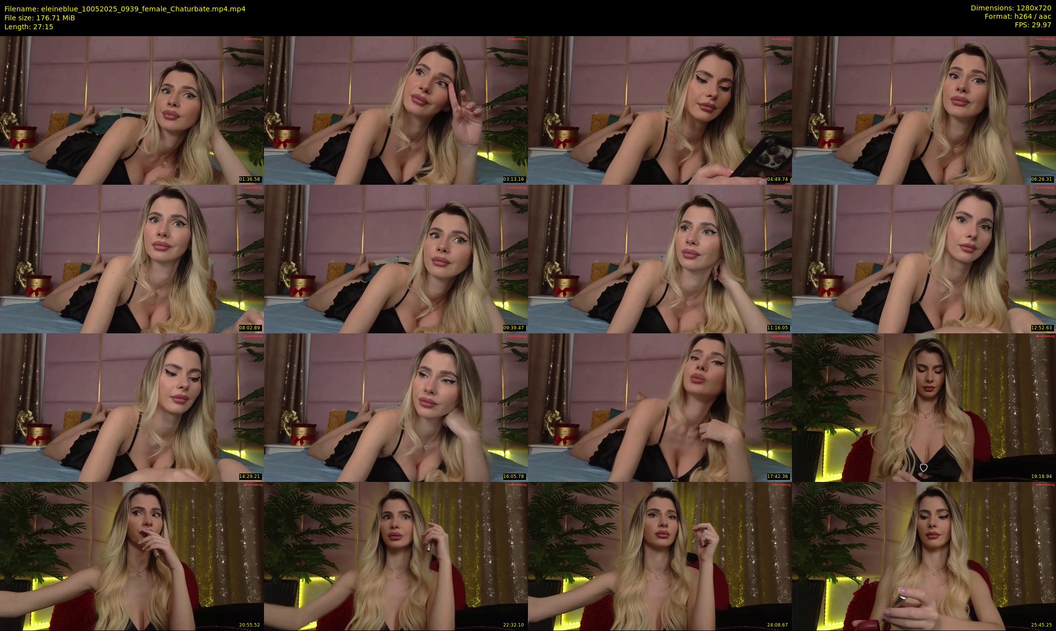 eleineblue — 28 minute Chaturbate female cam show recording, 720p, May 10, 2025