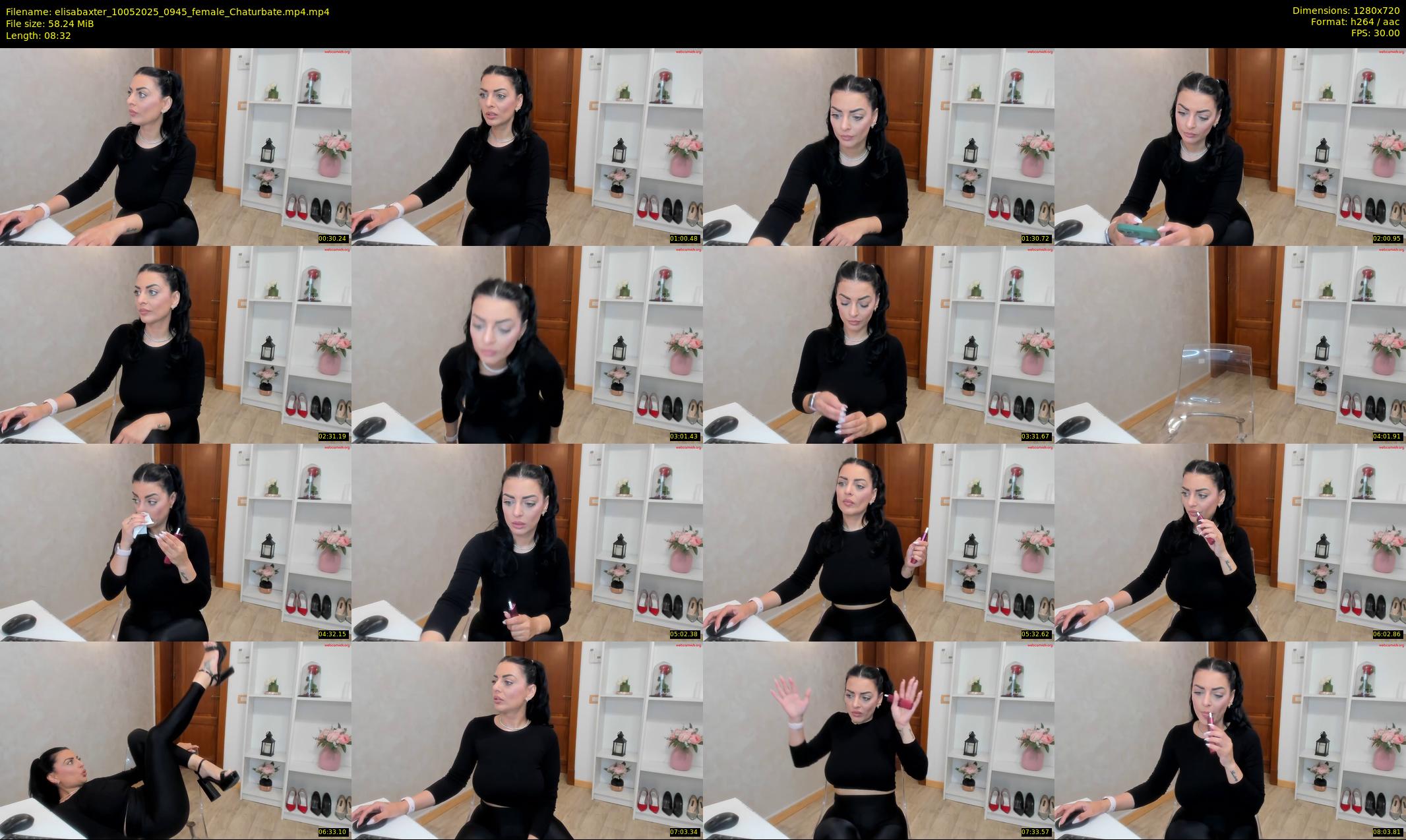 elisabaxter — 9 minute Chaturbate female cam show recording, 720p, May 10, 2025