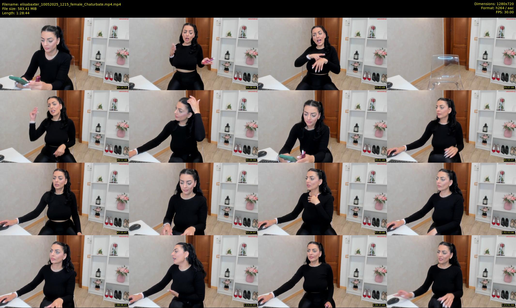 elisabaxter — 89 minute Chaturbate female cam show recording, 720p, May 10, 2025
