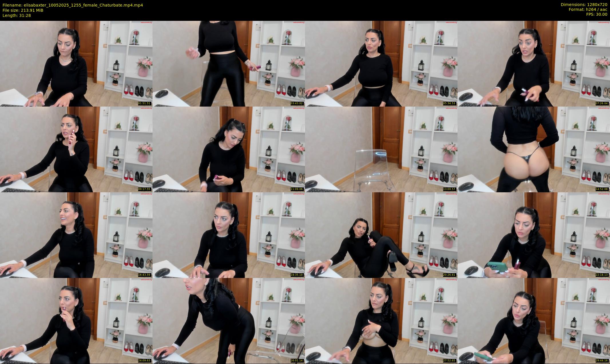 elisabaxter — 32 minute Chaturbate female cam show recording, 720p, May 10, 2025
