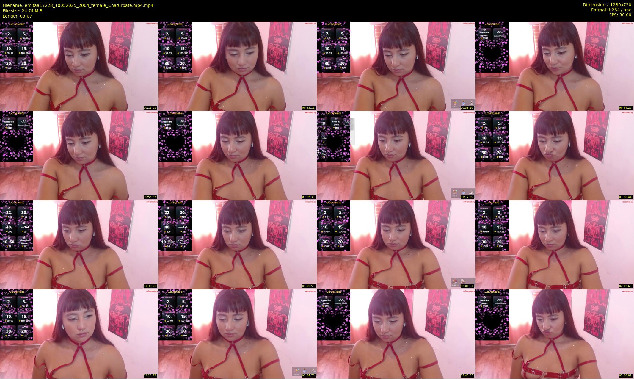 emitaa17228 — 4 minute Chaturbate female cam show recording, 720p, May 10, 2025