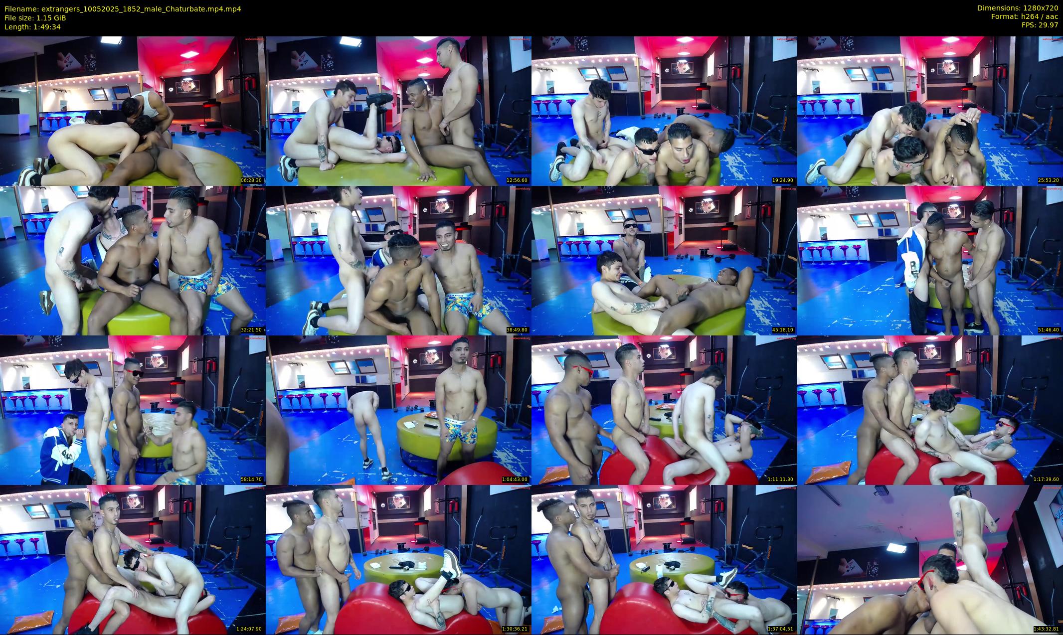 extrangers — 110 minute Chaturbate male cam show recording, 720p, May 10, 2025